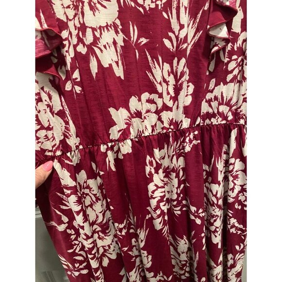 Sew in Love Burgundy Floral Dress 2XL β NWT! - Picture 4 of 5